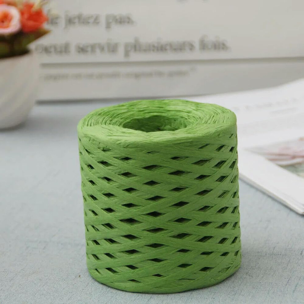 Natural Bast Twine 200M Roll, Straw And Paper String For Crafts, Party Decor, Gift Wrapping, Bags, Hats, Sewing Supplies 6038364560650