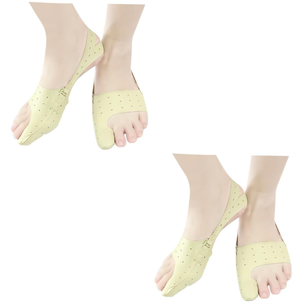 100% Unisex Adult Bunion Splint 2pcs Comfortable Foot Thumb Support for Big Bunions Adjustable Size