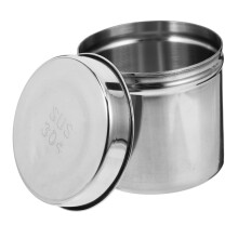 Stainless Steel Ointment Pot Storage Container Kit 8CM Bandage Set with Iodine Bottle and Dressing Glass