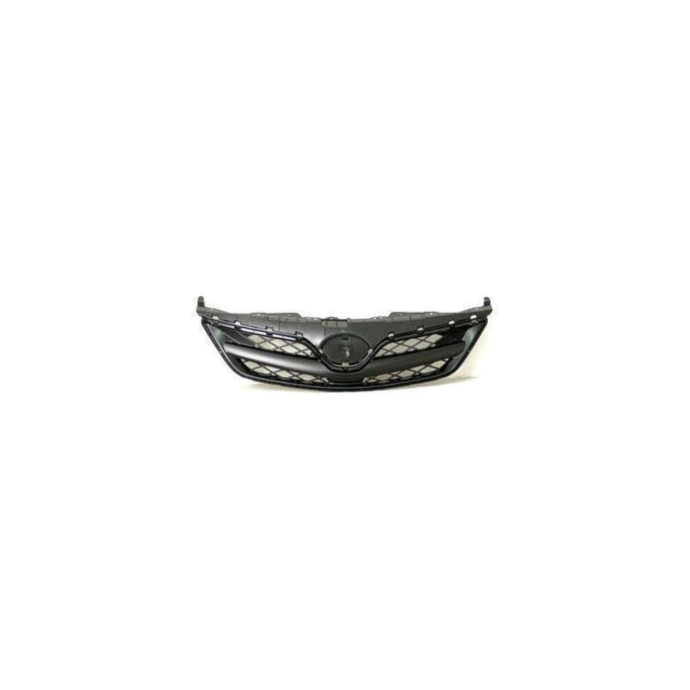 Front Grille Assembly Compatible With 2011-2013 Toyota Corolla Oem Style Plastic To1200340 Black 6447073934353