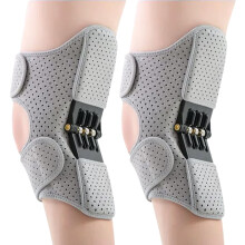 Knee Assistive Device for Easy Walking and Climbing, Knee Booster Support - 2 Pieces White, Adjustable Design