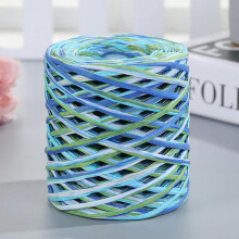 200M Natural Raffia Straw Yarn for Hand Knitting and Crocheting Summer Straw Sun Hats and Beach Bags 16 Inch