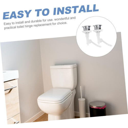Toilet Flush Button Set - Durable Push Button for Standard WC Cistern, 4-Pack, Easy Installation, Sturdy Material 1