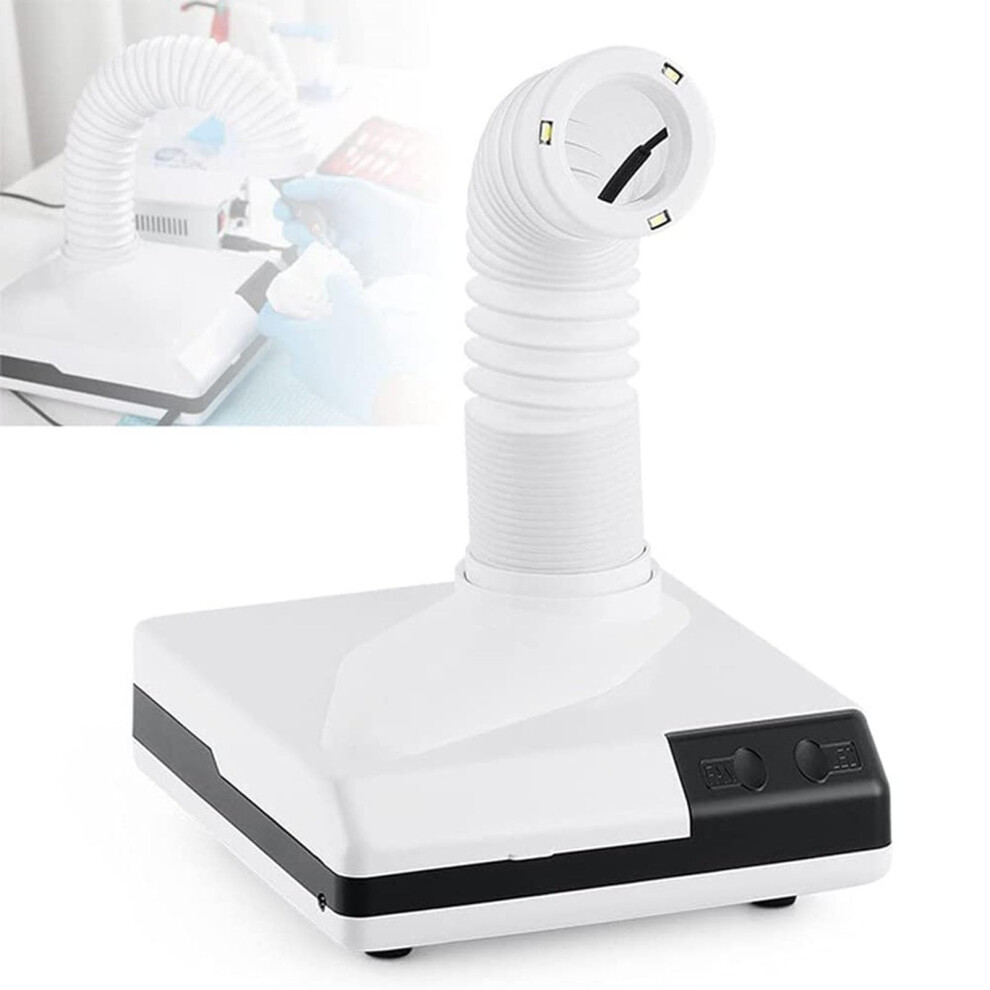 Desktop Vacuum Cleaner For Dentistry, Dust Extractor With Telescopic Tube And Retractable Manifold For Dental Labs 6947110435909