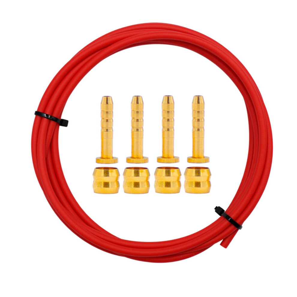 (Bh59 25M) Hydraulic Tube Brake Hose Tubing Cable For Mtb Bicycle Replace Bh59 Red