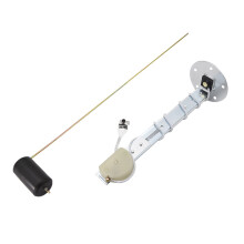 Fuel Level Gauge, Universal 52mm Fuel Level Meter with Sensor, White LED Light, Black Shell, 2L Capacity for Vehicles