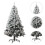 1pc White Simulation Artificial Flocking Snow Christmas Tree Adornment 11