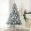 1pc White Simulation Artificial Flocking Snow Christmas Tree Adornment 3