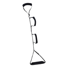 Leg Lifter Strap Multi Loop Adjustable Nylon Webbing with Hand Grips for Seniors and Women Getting Out of Bed