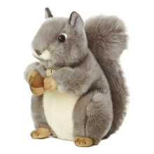 , 26172, MiYoni Squirrel, 10In, Soft Toy, Grey