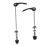 Quick Release Steckachse Mtb Alu Legierung Radnabe Schwarz 1