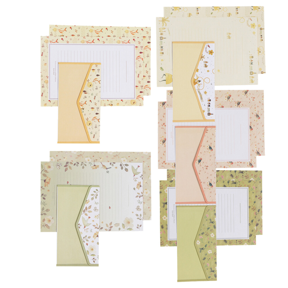 5 Briefpapier Met Enveloppen Briefpapier-image