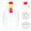 Lovely Chick Shaped Egg Steamed Cup Home Microwave Cooker 4