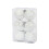 (White) 60mm Christmas Tree Bauble 6PC 1