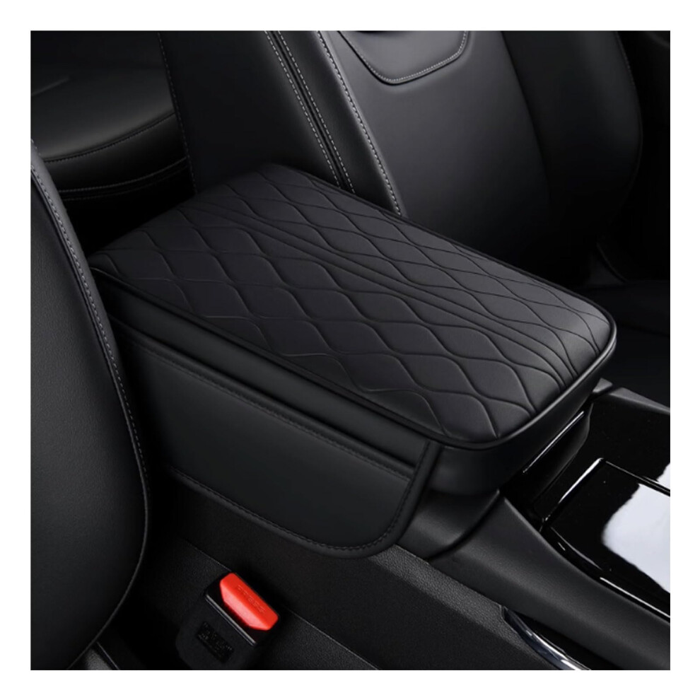 Car Armrest Center Control Cushion For Nissan Altima Maxima Laurel Cefiro, Waterproof Memory Foam Leather Protector Cover 6947110437439