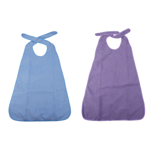 30 Pack Elderly Eating Bibs For Adults Reusable
