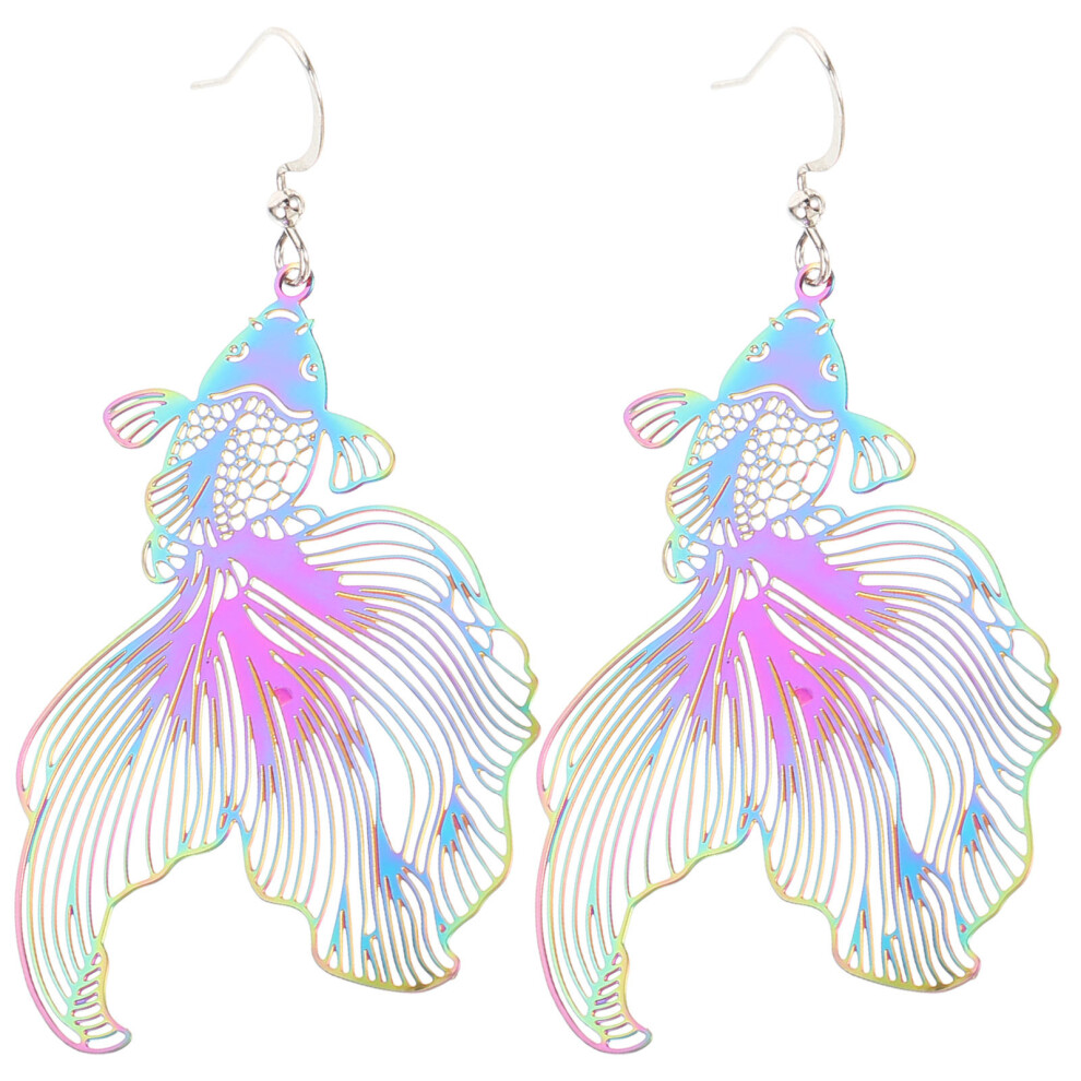 Decor 1 Paar Ijzeren Decoroorbellen Bungelende Oorbellen-image