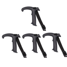 4pcs Trekking Pole Grip Adapter Set for Straight and Curved Handles, Compatible with Hiking and Climbing Poles