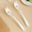 Pasta Spoon Teeth Pasta Fork Lifter | Durable Kitchen Spaghetti Tool Server for Home and Restaurant Use 2