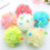 8Pcs Assorted Shower Balls Bath Sponge Mesh with Rope for Shower 7