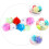 8Pcs Assorted Shower Balls Bath Sponge Mesh with Rope for Shower 2