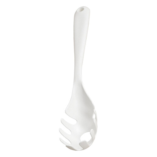 Kitchen Pasta Spoon - Heat Resistant Pasta Server Fork with Long Handle for Home and Restaurant Use
