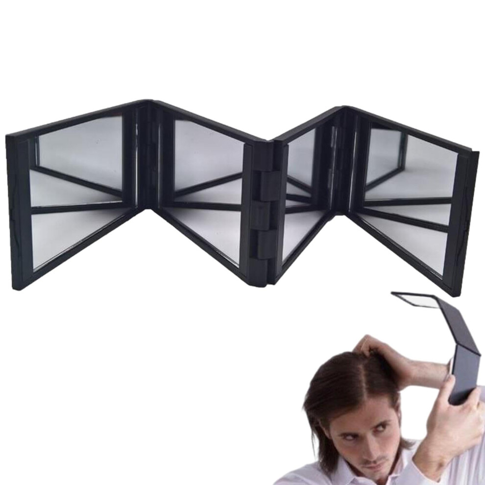 Portable Makeup Mirror with Foldable Design, Lightweight Travel Hand Mirror, Flexible Table Cosmetic Mirror for Men and Women
