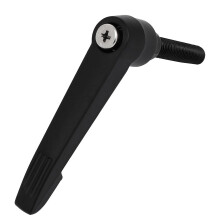M10x50mm Adjustable Lever Handle Knob Black Male Machine Tool Accessory Model 33AS275QO358 for Machinery Use