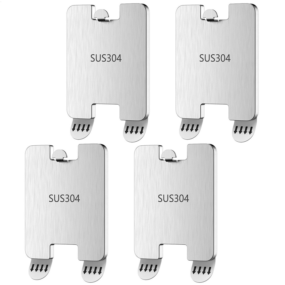 Nail-Free Picture Hangers For Frames, Pack Of 4 Adhesive Wall Art Hangers, Easy Install No Punching, Strong Hold 6038364566126