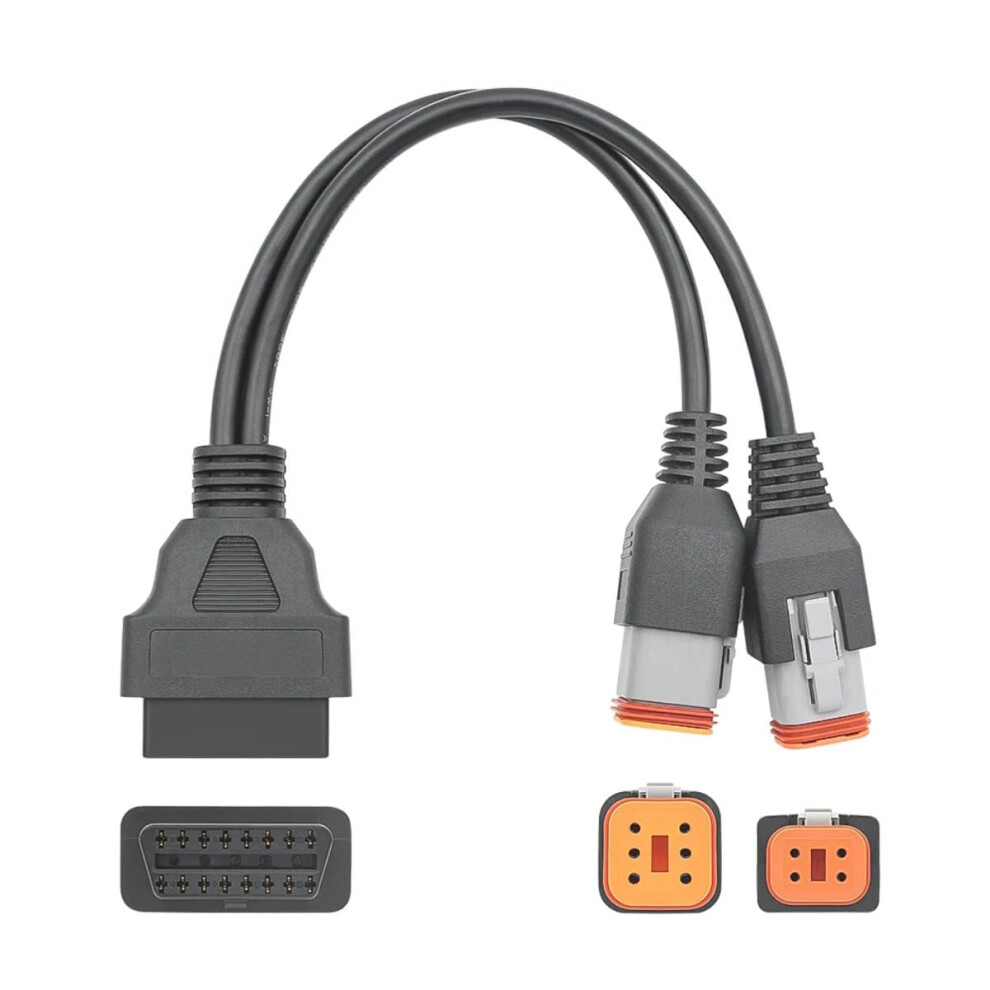 Obd2 4Pin 6Pin To 16Pin Diagnostic Cable For Harley Davidson Motorcycle, J1850 Can-Bus Protocol, 12In Adapter 6947110439594