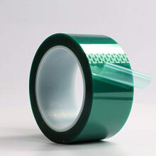 High Temperature Green Powder Coating Masking PET Tape 0.06mm Thick 90mm Wide 33m Long for Powder Coating Anodizing