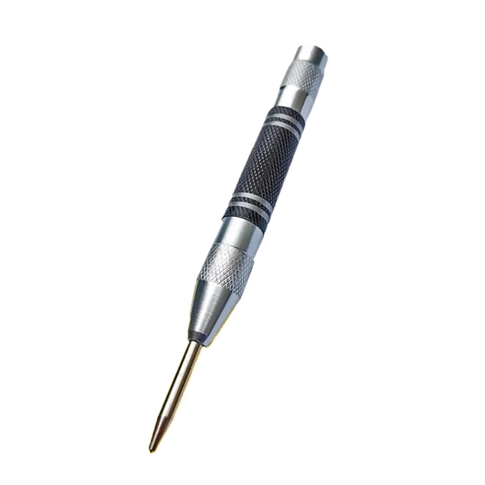 Automatic Center Punch Locator Adjustable 128Mm Spring Impact Scriber Tool For Woodworking Non-Slip Punching 6038364566386