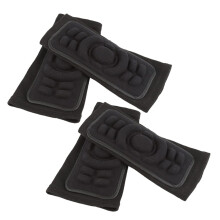 Elbow Pads for Adults 2-Pack Elbow Sleeve Support Brace Padded Protector for Sports Black Durable Comfort Fit