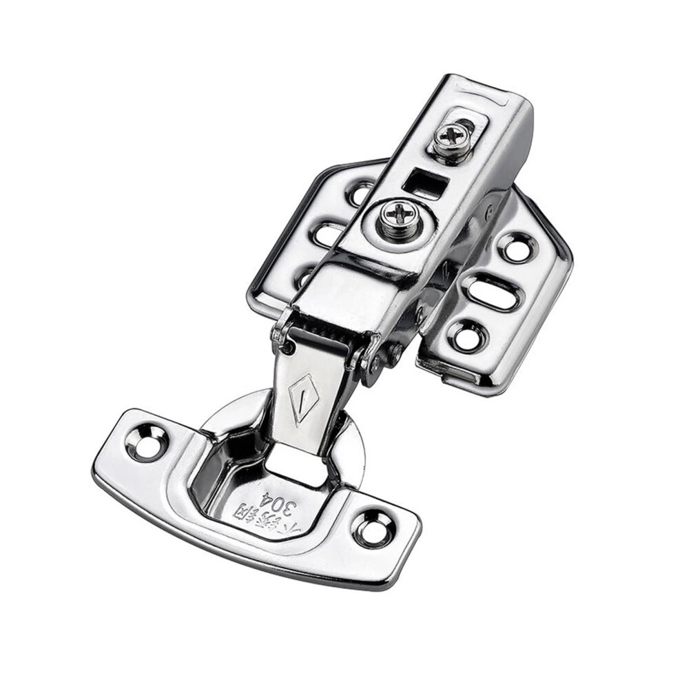 Kitchen Cabinet Hinges 304 Stainless Steel Hydraulic Spring Hinge Damper Buffer Quiet Closing 6 Big Bend 4 Straight Bend 6482260943275