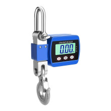 LCD Digital Scale 0.05-500kg Heavy Duty Portable Crane Electronic Scale with Weight Hook for Industrial Weighing Tool Black