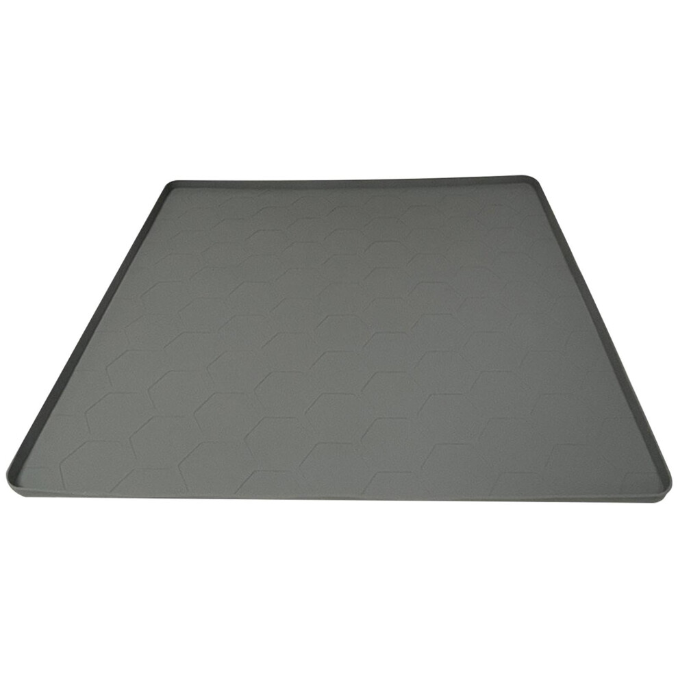 Fridge Silicone Mat 23.6 x 23.6 Inch Leak-Proof Drip Tray with Raised Edge, Multifunctional Household Appliance Protector-image-OPC-PJXRSTD-NEW