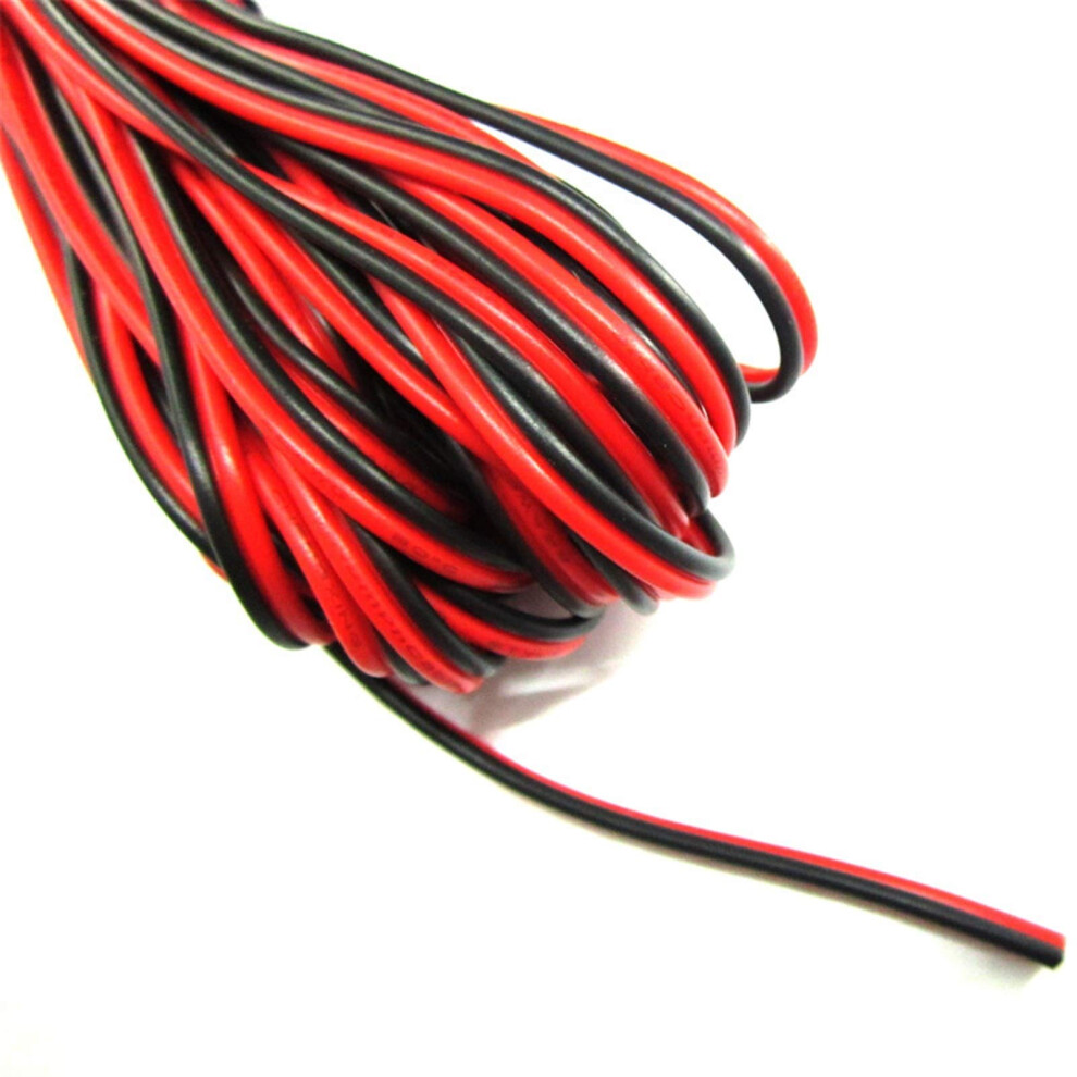 Copper Wire 22AWG 2Pin 3Pin 4Pin 5Pin Tinned PVC Insulated Cable for 3528 5050 RGB WS2812B LED Strips 10/20/50/100m