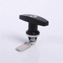 Zinc Alloy T-Handle Cam Latches Lock Cylinder MS324-2 for Tool Boxes 1 Piece Heavy-Duty Locking Mechanism