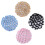 4Stk Elastisches Haarnetz Haargitter Polyester Bun Cover Bunte Farben 4