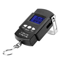 Utility Luggage Scale Portable Mini Digital Scale with LCD Display for Travel Weight Measurement and Fishing Use