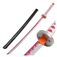 Katana Sword Cosplay Anime Samurai Ninja Weapon with Sheath, 104 cm for Display and Kendo Training