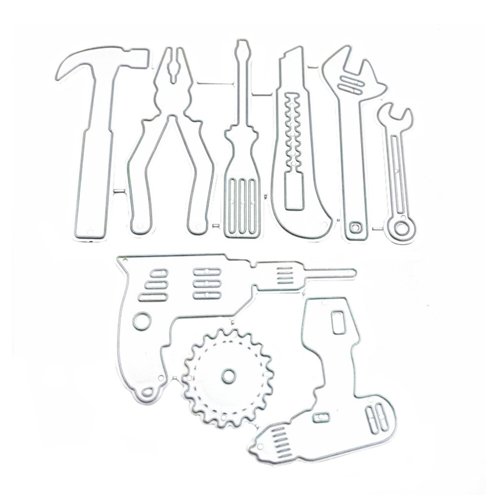 2 Stuks Kaart-Embossing Malvormige Combinatie Koolstofstaal-image