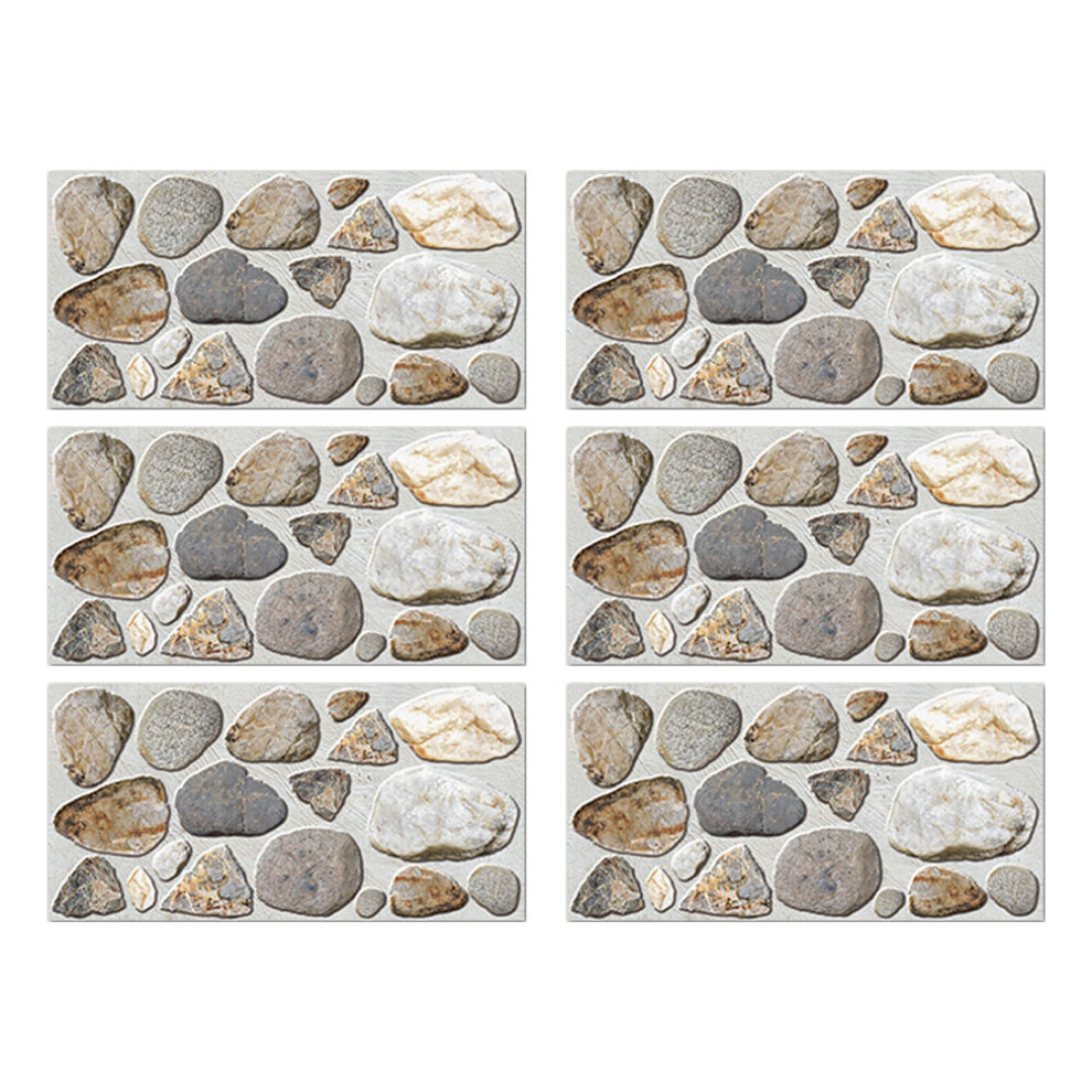 6 Muursticker Pvc Mat Cultuursteen-image