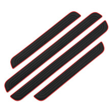 Car Door Sill Protector for Citroën C4 Cactus 2017-2020, Carbon Fiber Texture Entry Guard Trim, Durable Door Accessories