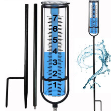 Rain Gauge for Outdoor Use - Weather-Resistant Plastic Rainfall Gauge for Garden, Lawn, and Yard Decoration, Anti-Crack and Anti-Deformation