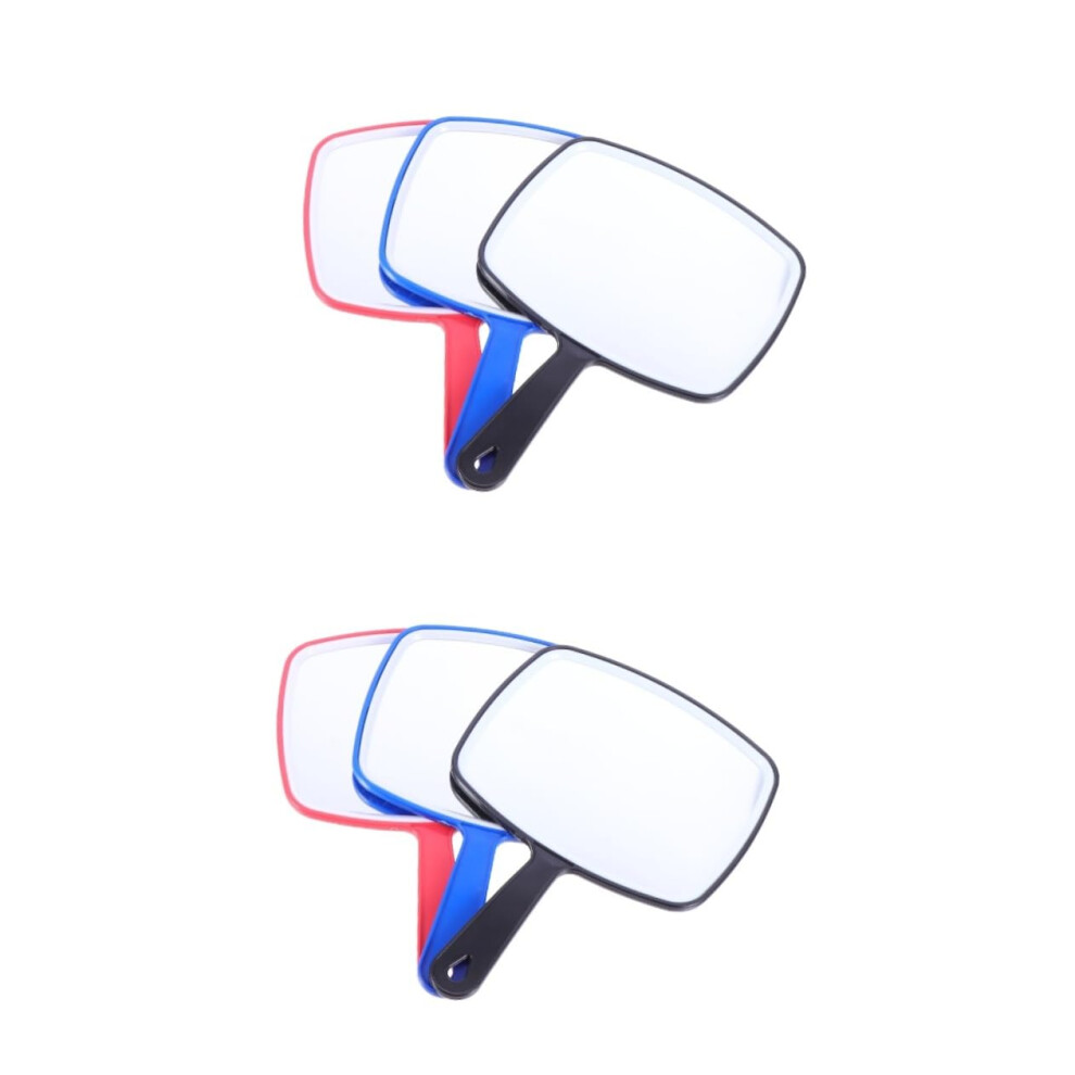 Portable Small Hand Mirror Set of 6, Compact Cosmetic Mirrors for Women, Travel-Friendly Makeup Mirrors, Personal Vanity Mirrors