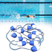 Pool Rope Floats to Divide Pool - Pre-Assembled Safety Divider Rope & Buoy Kit, 6m/19.7ft Floating Cordon for 3-33ft Pools