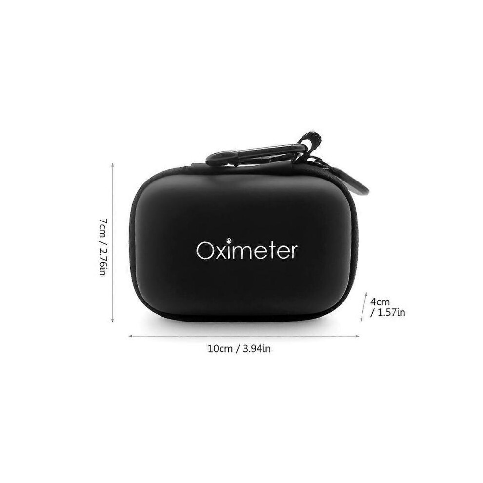 Oximeter Storage Case Water Resistant Pulse Oximeter Travel Case Hard EVA Carry Pouch for Fingertip Pulse Oximeter