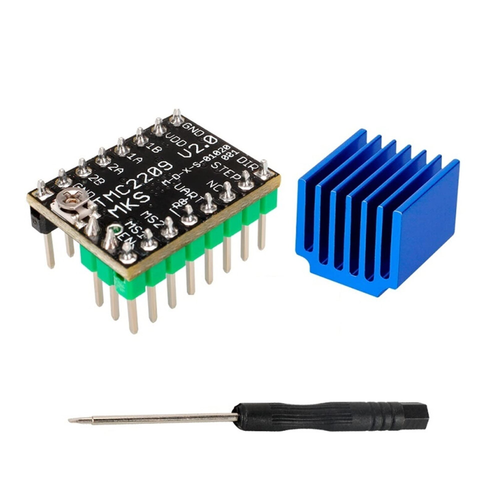 Tmc2209 Stepper Motor Driver Set Of 5 Ultra Silent 2.5A Uart Compatible With Skr V2.0 Gen And Sgen_l Robin Nano 6947110442792