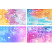 4Pièces Stickers Kalimba PVC Colorés Auto-Adhésifs Apprentissage